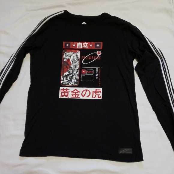 LG. Long-sleeve Original Gravity Asian tiger t-shirt - Picture 2 of 4